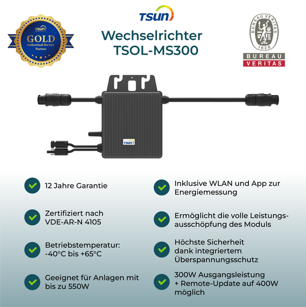 TSUN Mikro Wechselrichter TSOL-MS300